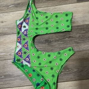 Green Frankie’s Bikinis one piece